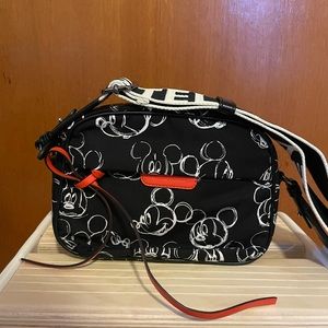 Stella McCartney fantasia mickey print logo crossbody bag